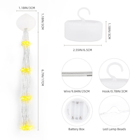 2 Pack Firework Lights Led Copper Wire Starburst String Lights-1